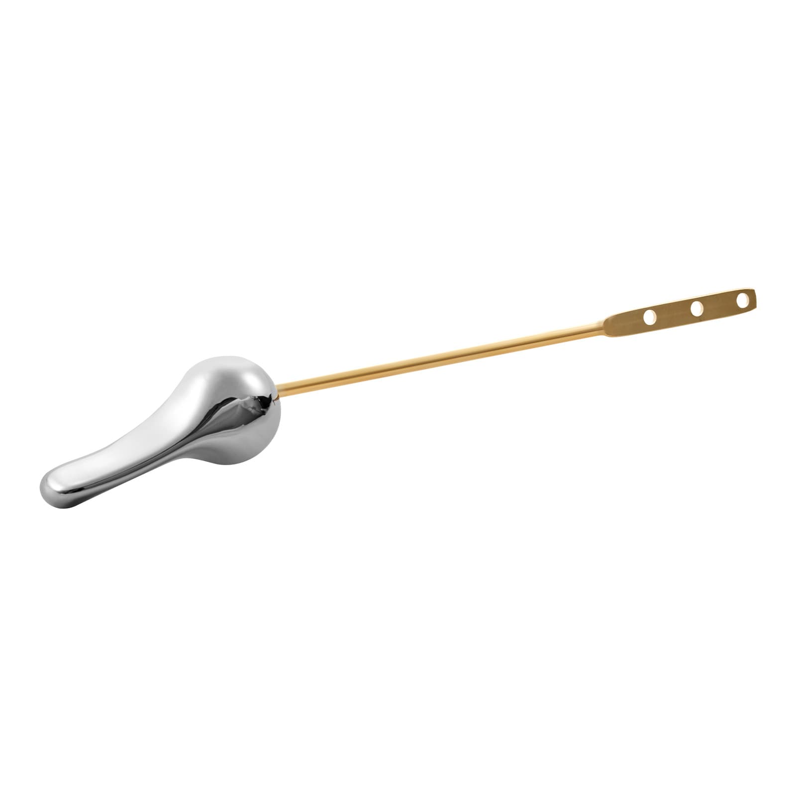 Toilet Handle Replacement Kit Front Mount Universal Toilet Flush Handle Chrome_voghion.com